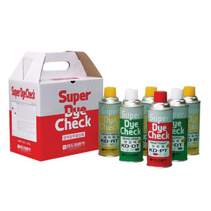 다이체크 Super Dye Check Set (세척액 3EA,침투액 1EA,현상액 2EA) 각 용량:450ml